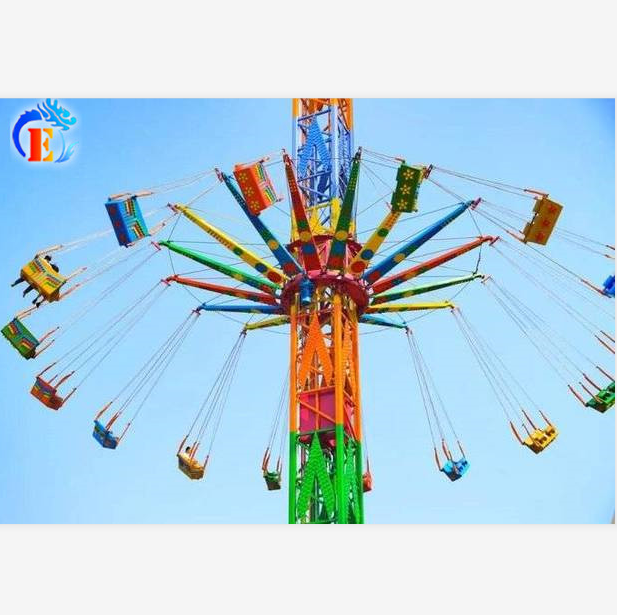 Amusement Park Rides - Thrilling Attractions Sky Flyer