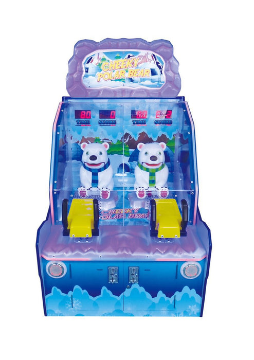 Children Game Machine - Funny Polar Bear Water Shooting Simulator Game Console