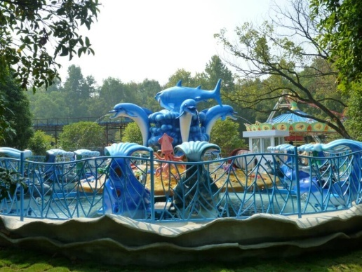 Amusement Park Rides - Amusement Shark Fighting Island