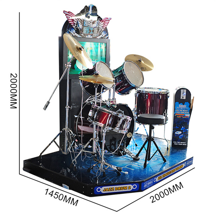 Sport Arcade Machine  - 32" Jazz Drummer- Standard Version