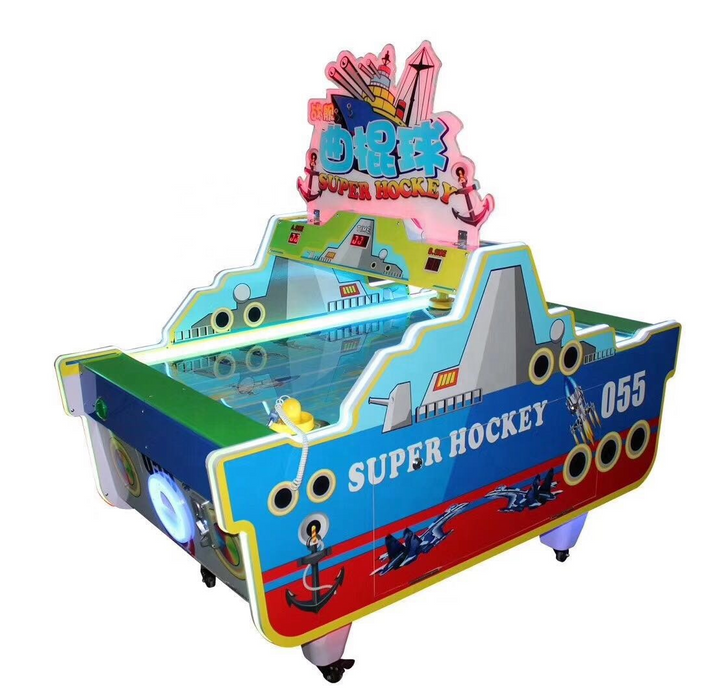 Sport Arcade Machine  - Warship Air Hockey Ticket Redemption Machine