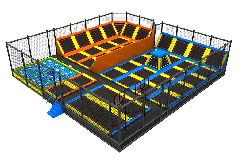 Indoor Playground - Park Obstacle Equipment Trampoline