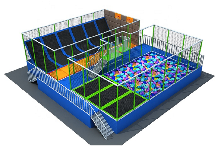 Indoor Playground - Park Obstacle Equipment Trampoline