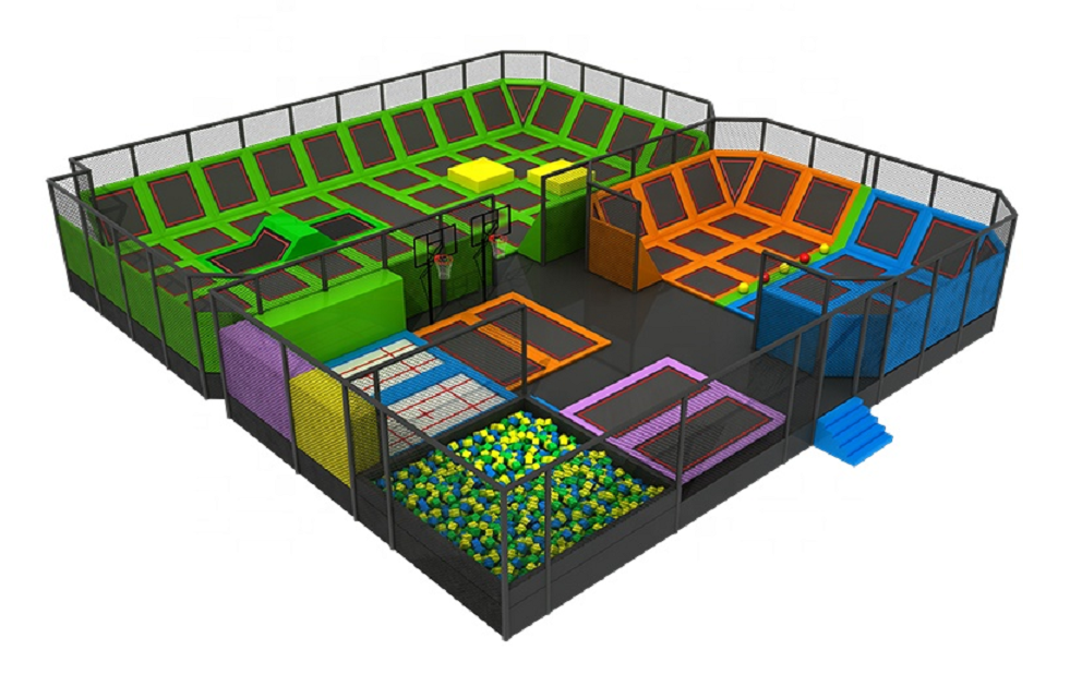 Indoor Playground - Park Obstacle Equipment Trampoline