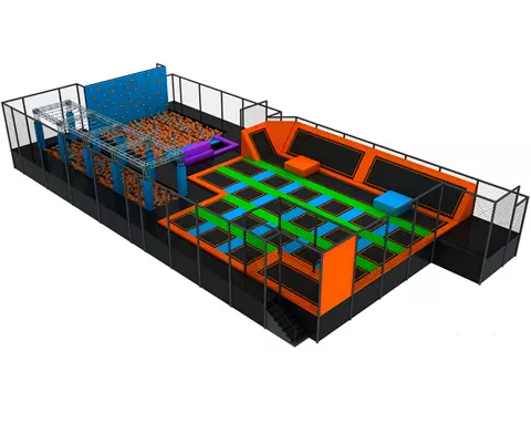 Indoor Playground - Indoor Trampoline Playground Equipment