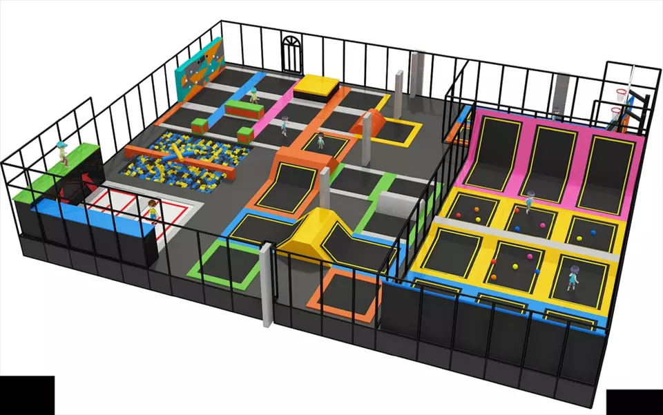 Amusement Park Rides - Trampoline Park Equipment