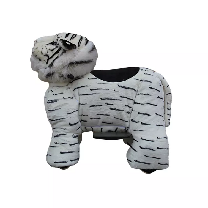 Kiddie Rides - White Tiger Animals Rideable