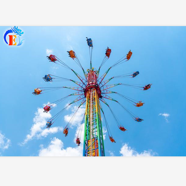 Amusement Park Rides - Thrilling Attractions Sky Flyer