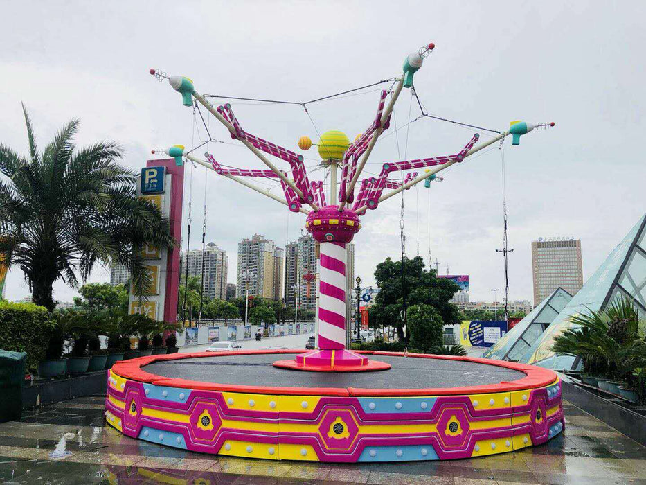 Amusement Park Rides - Rotating Trampoline