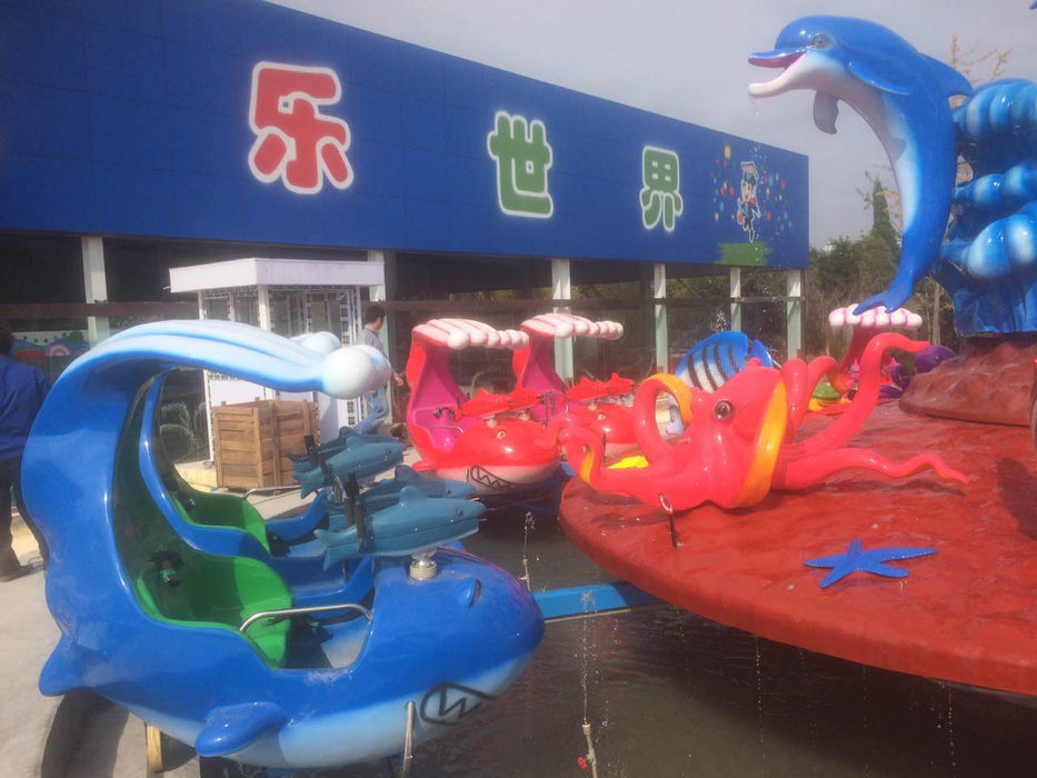 Amusement Park Rides - Amusement Shark Fighting Island