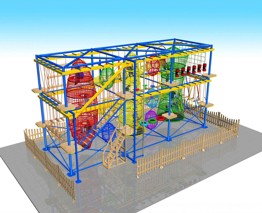 Outdoor Playground - Outdoor Obstacle Course Equipment