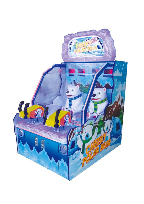 Children Game Machine - Funny Polar Bear Water Shooting Simulator Game Console