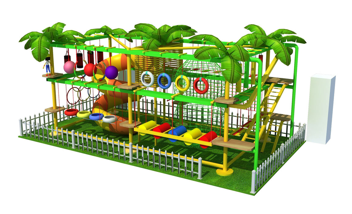 Indoor Playground - Kids Commercial Indoor Gym Rope Course