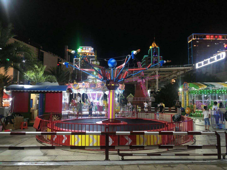 Amusement Park Rides - Rotating Trampoline