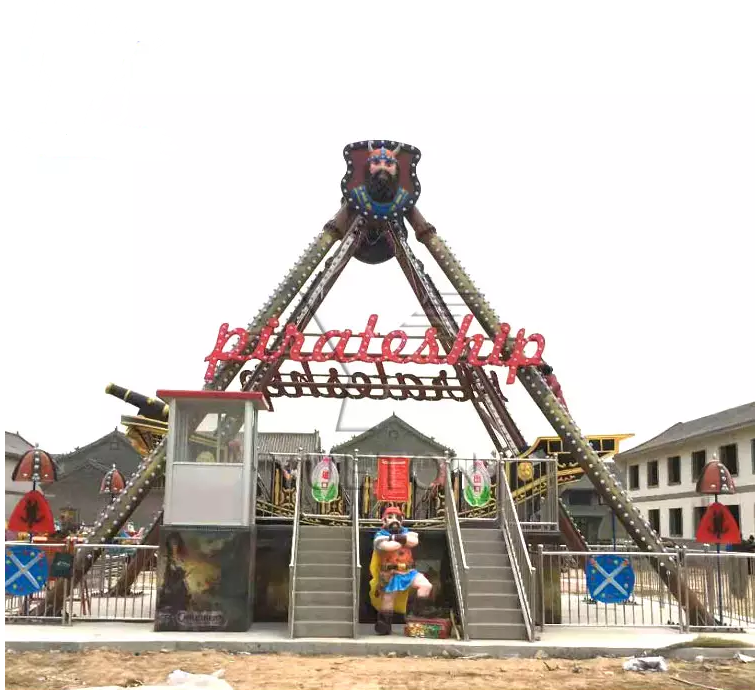 Amusement Park Rides - Fairground Outdoor Pirate Ship