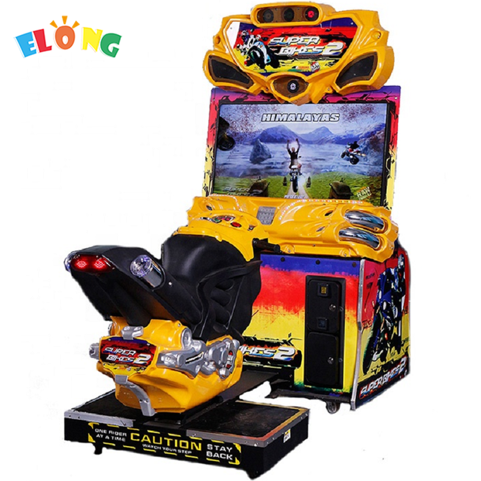 Racing Simulator Game Console - Amusement game center coin arcade motorcycle game machine FF MOTO