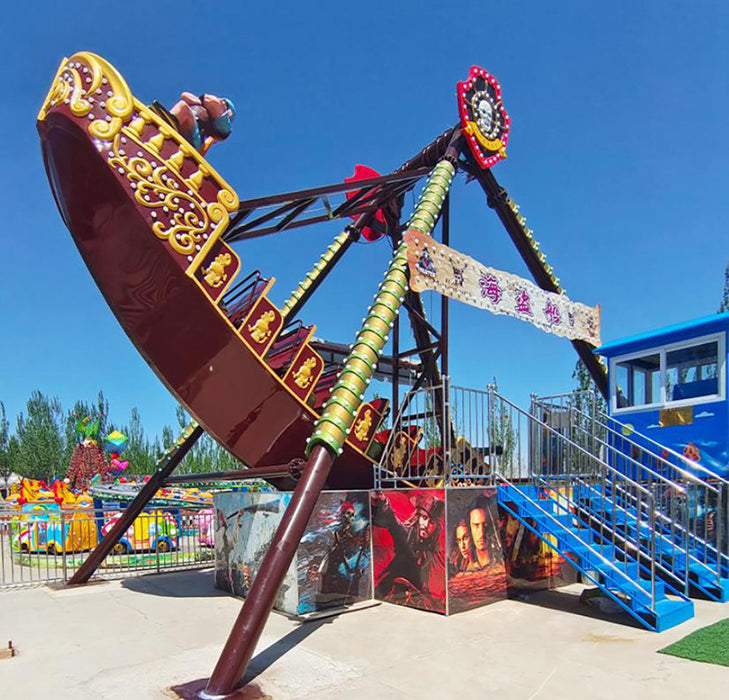 Amusement Park Rides - Fairground Outdoor Pirate Ship