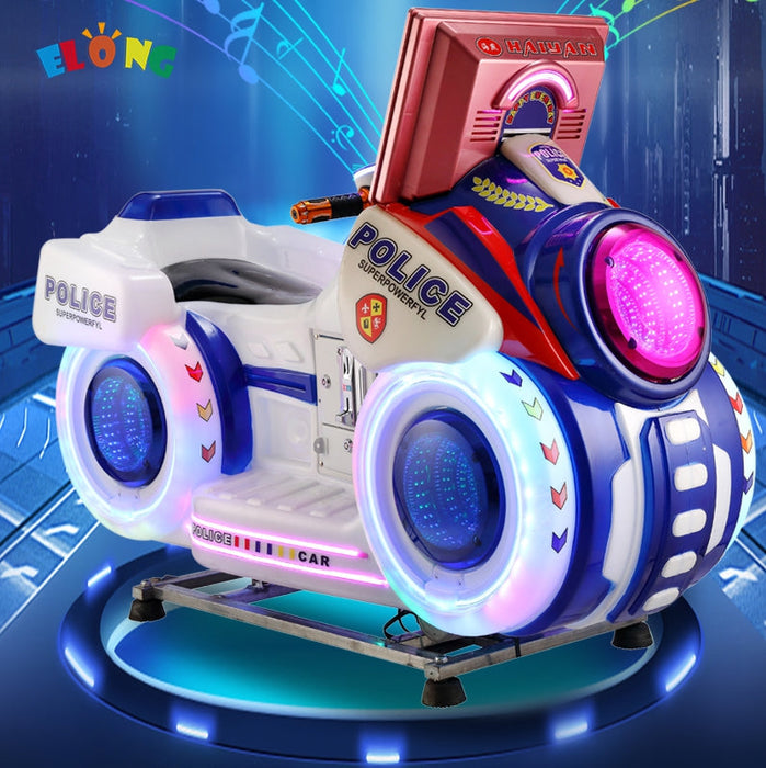 Kiddie Rides - 3D interactive patrol motorcycle