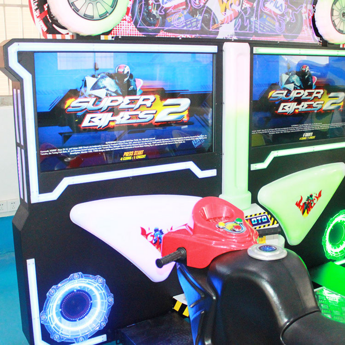 Racing Simulator Game Console - Double Players Motorcycle Racing Simulator Arcade Game Machine