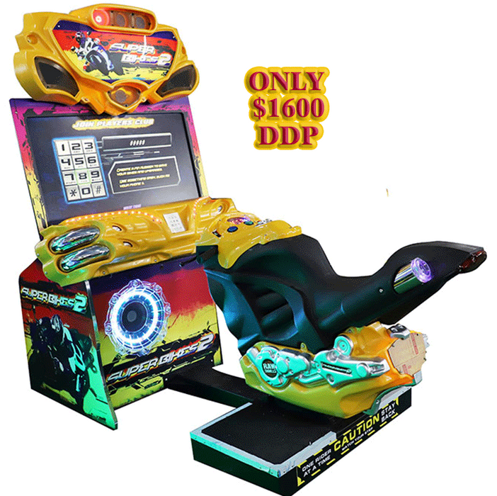 Racing Simulator Game Console - Amusement game center coin arcade motorcycle game machine FF MOTO