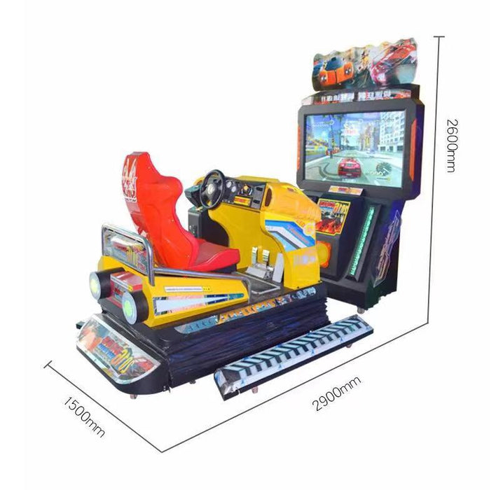 Racing Simulator Game Console - 55" 3D Full-Motion Outrun