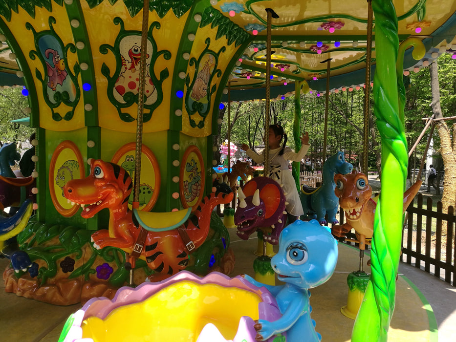 Amusement Park Rides - 18 Seats Jurassic Carousel