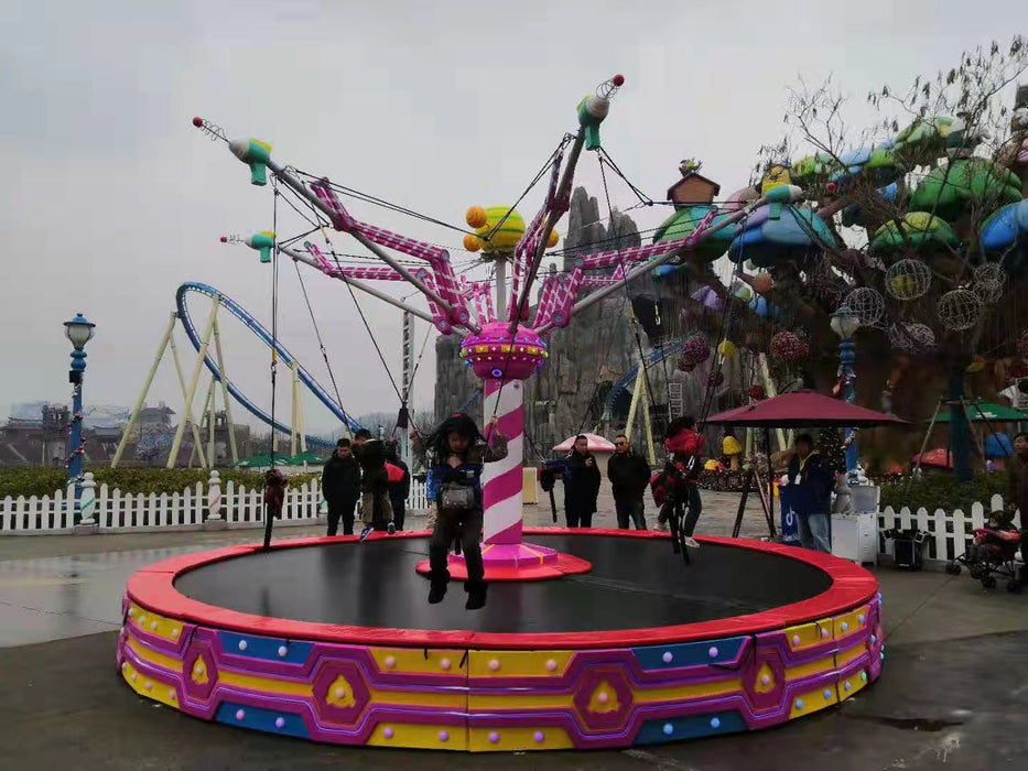 Amusement Park Rides - Rotating Trampoline