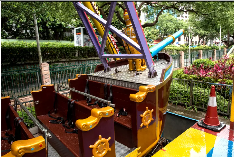 Amusement Park Rides - Pirate Ship Adventure Ride